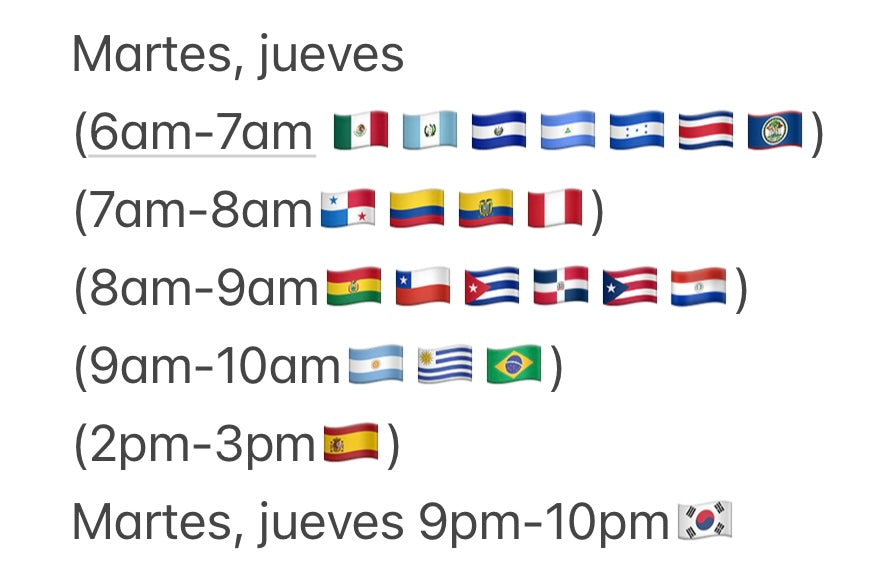 (Grupo2) Leer y Escribir Coreano con Woo - 8 horas para Septiembre