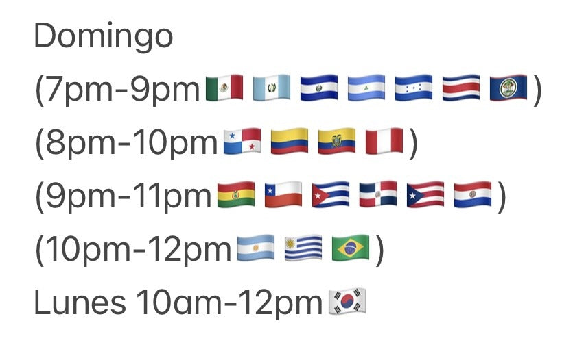 Clase individual (horario 1) - 8 horas para Septiembre