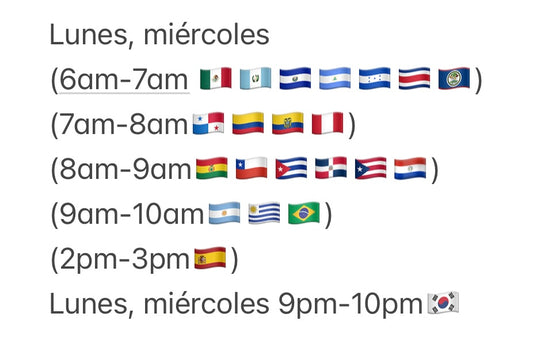 (Grupo1) Leer y Escribir Coreano con Woo - 8 horas para Septiembre