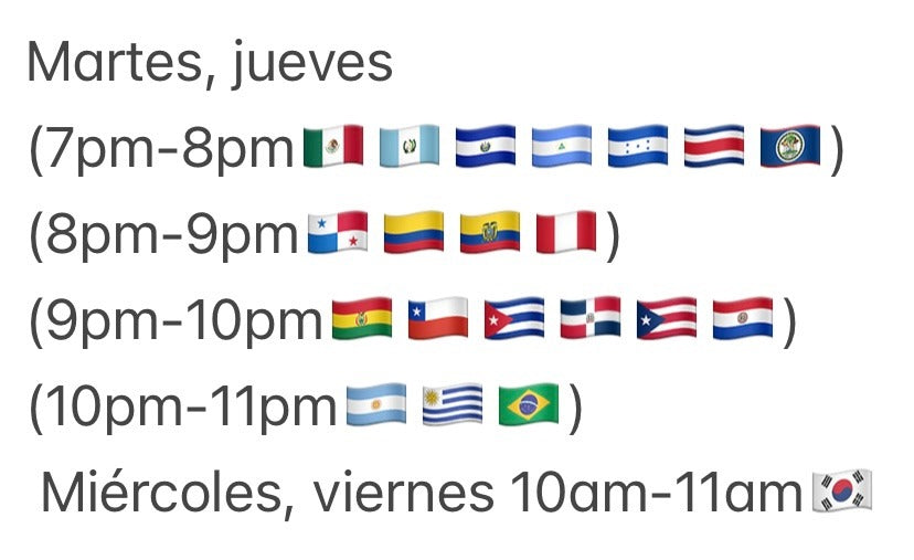 [Grupo 5] Leer y Escribir Coreano con Woo - 8 horas (3 de Agosto - 28 de Agosto)
