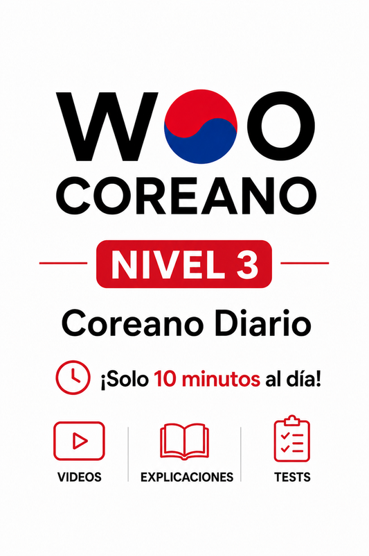 [Nivel3] Paquete Coreano Diario: Gramática y Vocabulario - Libro PDF incluido